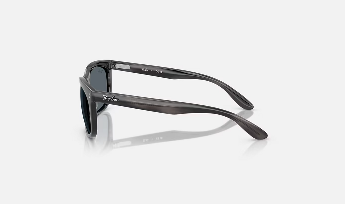 Ray-Ban Balorette RB2389F Striped Gray Sunglasses