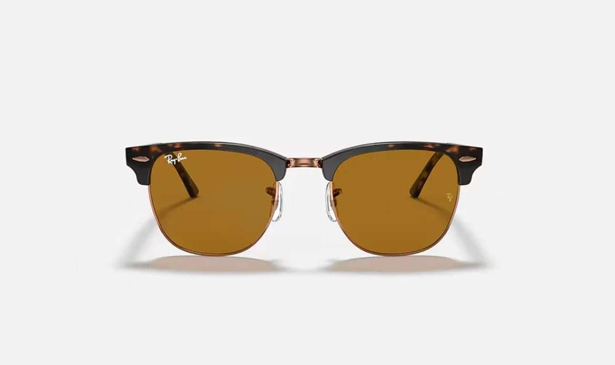 RAY-BAN RB4416 NEW CLUBMASTER BEIGE ON GOLD - Zameel Optical