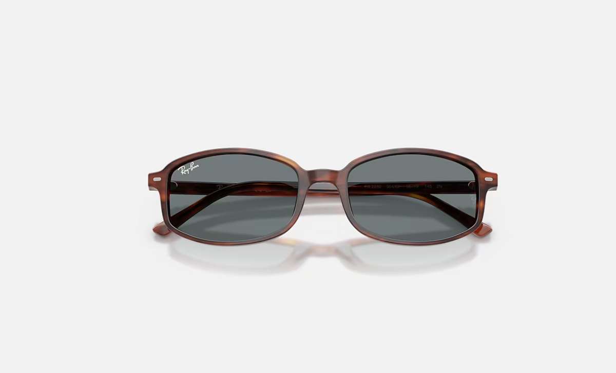 Ray-Ban Sam RB2232 Striped Havana Sunglasses