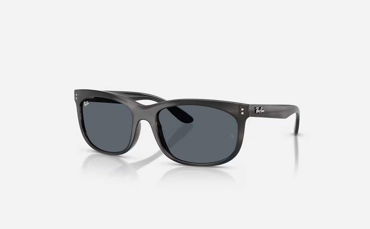 Ray-Ban Balorette RB2389F Striped Gray Sunglasses